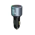 Joyroom JR-CCN07 Autós Töltő 120W - 2xUSB-C + USB-A + USB-C Kábel