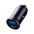 Joyroom JR-CCN05 Autós Töltő 30W - USB-A + USB-C - Fekete