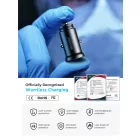 Joyroom JR-CCN05 Autós Töltő 30W - USB-A + USB-C - Fekete