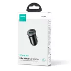 Joyroom JR-CCN05 Autós Töltő 30W - USB-A + USB-C - Fekete