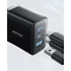Joyroom Hálózati Töltő 32W - 2x USB-C + USB-A - Fekete
