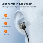 Joyroom JR-EW03 Vezetékes Fülhallgató - 3.5 mm - Ezüst