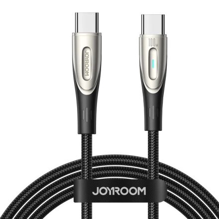 Joyroom USB-C - USB-C Star-Light Kábel - 2m 100W - Fekete
