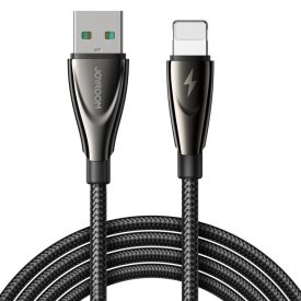 Joyroom Pioneer USB-A - Lightning Kábel - 1.2m 3A - Fekete Joyroom Pioneer USB-A - Lightning Kábel - 1.2m 3A - Fekete