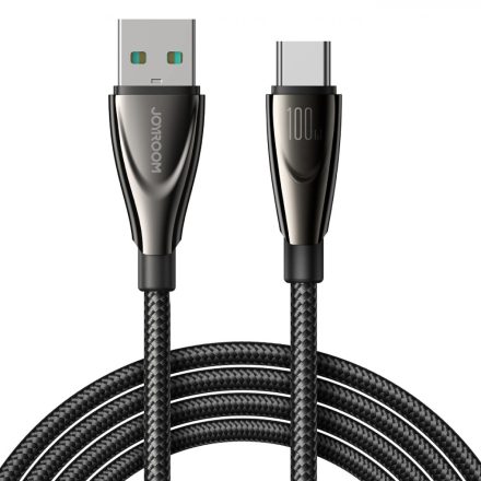 Joyroom USB - USB-C Pioneer Kábel - 1.2m 6A 100W - Fekete