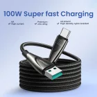 Joyroom USB-A - USB-C Pioneer Kábel - 1.2m 6A 100W - Fekete