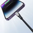 Joyroom USB-C - Lightning Pioneer Kábel - 1.2m 30W - Fekete