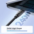 Joyroom USB-C - USB-C Pioneer Kábel - 1.2m 240W - Fekete