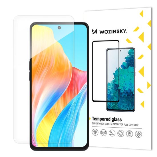 Oppo A98 5G Kijelzővédő Üvegfólia - Wozinsky Tempered Glass