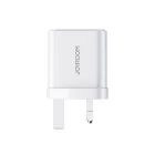 Joyroom JR-TCF05 Hálózati Töltő UK 20W - USB-A + USB-C - Fehér
