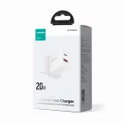 Joyroom JR-TCF05 Hálózati Töltő UK 20W - USB-A + USB-C - Fehér