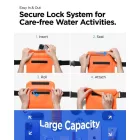 Spigen A620 Aqua Shield Univerzális Vízálló Övtáska x 2 db - Narancs