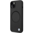 iPhone 14 Tok - BMW Signature Liquid Silicone MagSafe - Fekete