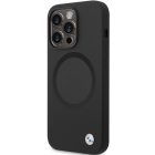 iPhone 14 Pro Max Tok - BMW Signature Liquid Silicone MagSafe - Fekete
