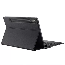   Samsung Galaxy Tab S10 FE / S9 FE / S9 Tok és Billentyűzet - Dux Ducis TK Keyboard Case - Fekete