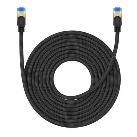 Baseus Cat.7 Fonott Hálózati Kábel - 10m 10Gbps - Fekete Baseus Cat.7 Fonott Hálózati Kábel - 10m 10Gbps - Fekete
