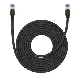 Baseus Cat.7 Fonott Hálózati Kábel - 8m 10Gbps - Fekete Baseus Cat.7 Fonott Hálózati Kábel - 8m 10Gbps - Fekete