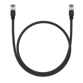 Baseus Cat.7 Fonott Hálózati Kábel - 0.5m 10Gbps - Fekete Baseus Cat.7 Fonott Hálózati Kábel - 0.5m 10Gbps - Fekete