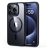 iPhone 15 Pro Max Tok - ESR Classic Hybrid Halolock - Átlátszó-Fekete
