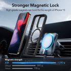 iPhone 15 Pro Max Tok - ESR Classic Hybrid Halolock - Átlátszó-Fekete