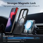 iPhone 15 Pro Max Tok - ESR Classic Hybrid Halolock - Áttetsző-Fekete