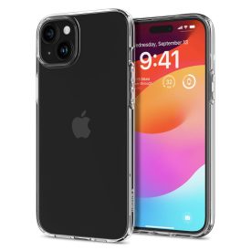 iPhone 15 Plus Tok - Spigen Crystal Flex - Átlátszó iPhone 15 Plus Tok - Spigen Crystal Flex - Átlátszó