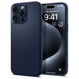 iPhone 15 Pro Max Tok - Spigen Liquid Air - Kék iPhone 15 Pro Max Tok - Spigen Liquid Air - Kék