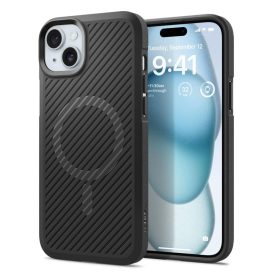 iPhone 15 Plus Tok - Spigen Core Armor MagFit - Fekete iPhone 15 Plus Tok - Spigen Core Armor MagFit - Fekete