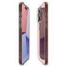 iPhone 15 Pro Max Tok - Spigen Crystal Flex - Átlátszó-Pink