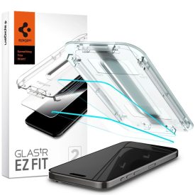   iPhone 15 Pro Max Kijelzővédő Üvegfólia - Spigen Glas.tR EZ Fit x 2 db