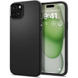 iPhone 15 Plus Tok - Spigen Liquid Air - Fekete iPhone 15 Plus Tok - Spigen Liquid Air - Fekete