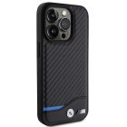 iPhone 15 Pro Tok - BMW Leather Carbon - Fekete