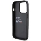 iPhone 15 Pro Tok - BMW Leather Carbon - Fekete