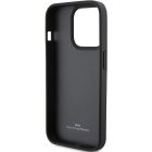 iPhone 15 Pro Tok - BMW Leather Hot Stamp - Fekete