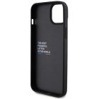 iPhone 15 Plus Tok - BMW Leather Carbon - Fekete