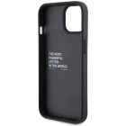 iPhone 15 Tok - BMW Leather Carbon - Fekete