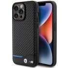 iPhone 15 Pro Max Tok - BMW Leather Carbon - Fekete