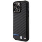iPhone 15 Pro Max Tok - BMW Leather Carbon - Fekete