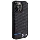 iPhone 15 Pro Max Tok - BMW Leather Carbon - Fekete