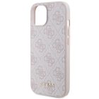 iPhone 15 Plus Tok - Guess 4G Metal Gold Logo - Pink