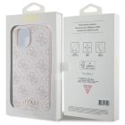 iPhone 15 Plus Tok - Guess 4G Metal Gold Logo - Pink