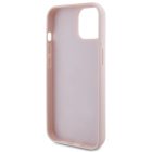 iPhone 15 Tok - Guess Quilted Metal Logo - Pink