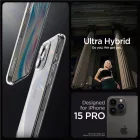 iPhone 15 Pro Tok - Spigen Ultra Hybrid - Átlátszó