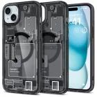 iPhone 15 Plus Tok - Spigen Ultra Hybrid MagFit - Zero One Szürke