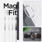 iPhone 15 Plus Tok - Spigen Ultra Hybrid MagFit - Zero One Szürke