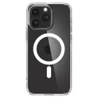 iPhone 15 Pro Max Tok - Spigen Ultra Hybrid MagFit - Átlátszó-Fehér