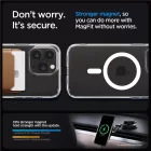 iPhone 15 Pro Max Tok - Spigen Ultra Hybrid MagFit - Átlátszó-Fehér
