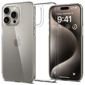 iPhone 15 Pro Max Tok - Spigen Air Skin Hybrid - Átlátszó iPhone 15 Pro Max Tok - Spigen Air Skin Hybrid - Átlátszó