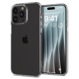 iPhone 15 Pro Max Tok - Spigen Crystal Flex - Átlátszó iPhone 15 Pro Max Tok - Spigen Crystal Flex - Átlátszó