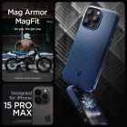 iPhone 15 Pro Max Tok - Spigen Mag Armor MagFit - Kék